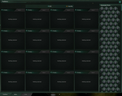 Lots of Traditions + UI Overhaul Dynamic