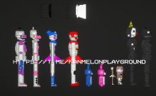 Пак на аниматроников из игры "FNAF 5" 0
