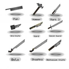 Melee Weapon Plus - большой пак по холодному оружию 0