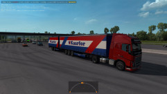 Double Trailers in Traffic 0