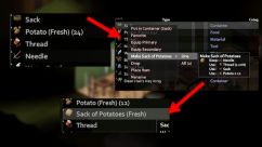 Craftable Produce Sacks 1