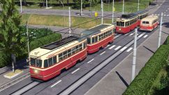 КТМ2 с вагонами КТП2 3