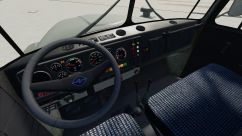 Урал-4320 с платформой лесовоза 1
