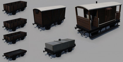 Generic UK Freight Wagons v3