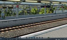 Japanese style Elevated Train Station 3