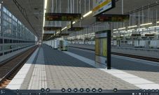 Japanese style Elevated Train Station 2