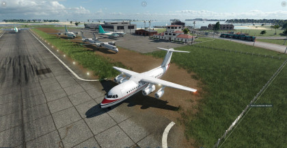 BAE-146 short field use