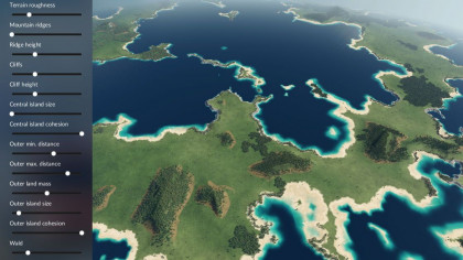 Enhanced terrain generator (tropical)