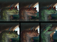 Animated Saurian Portraits 1