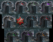 Animated Saurian Portraits 3