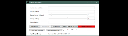 Ironman Save Backup and Restore Utility