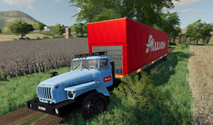 Kogel autoload trailer Auchan