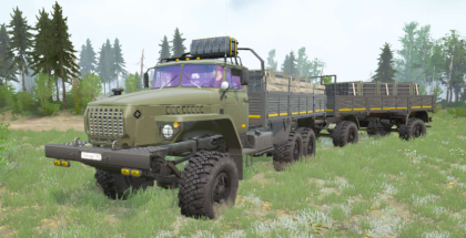 Урал-4320 6x6 с Вариантами Окраса
