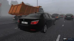 BMW E60 в трафик 0