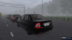 Lada Priora в трафик 0