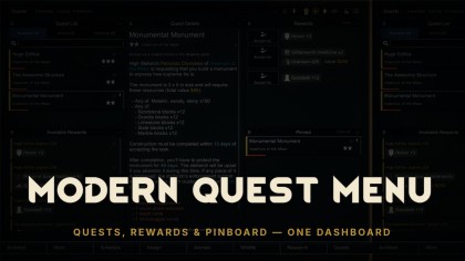 Modern Quest Menu